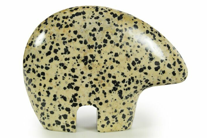 Carved Dalmation Stone Zuni Bear #344809